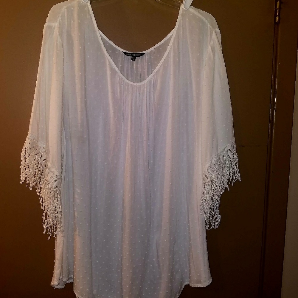 💲5/$25💲Unique Spectrum Ladies Blouse Size 3X